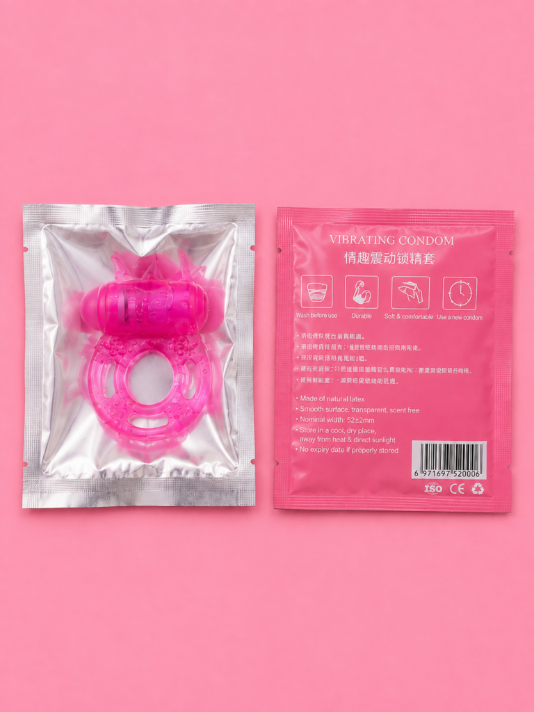 Pink Pulse Micro-Vibrating Wellness Care Ring