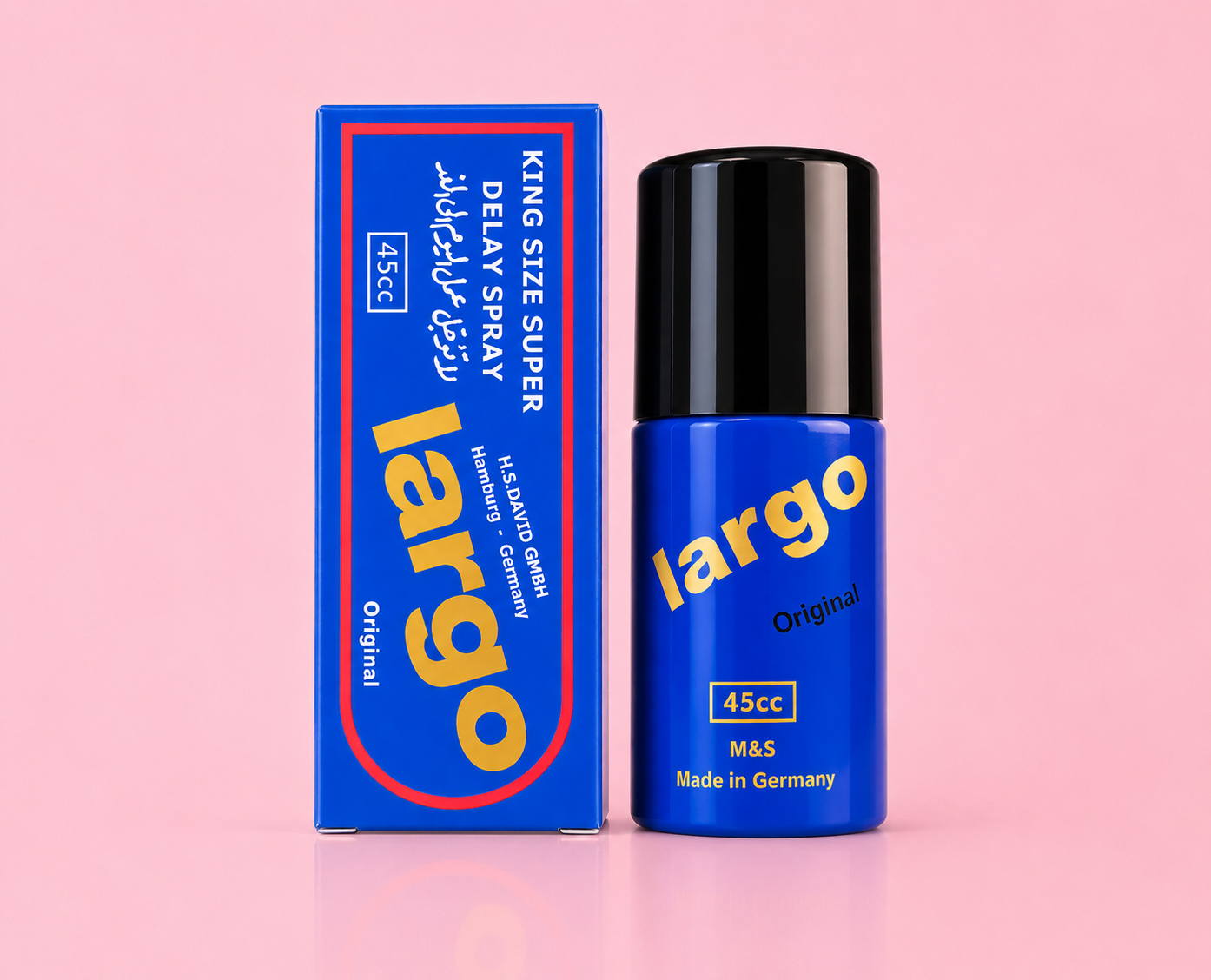 Largo Original Delay Spray Steel Bottle 45cc
